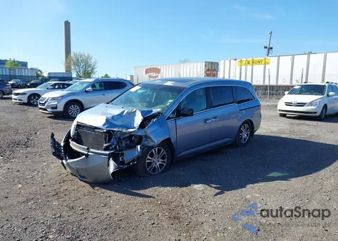 2012 Honda Odyssey Ex-L из США, поврежденный, VIN 5FNRL5H69CB061843